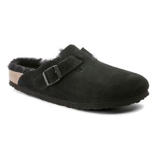 Birkenstock Boston Shearling Suede Leather (Unisex)